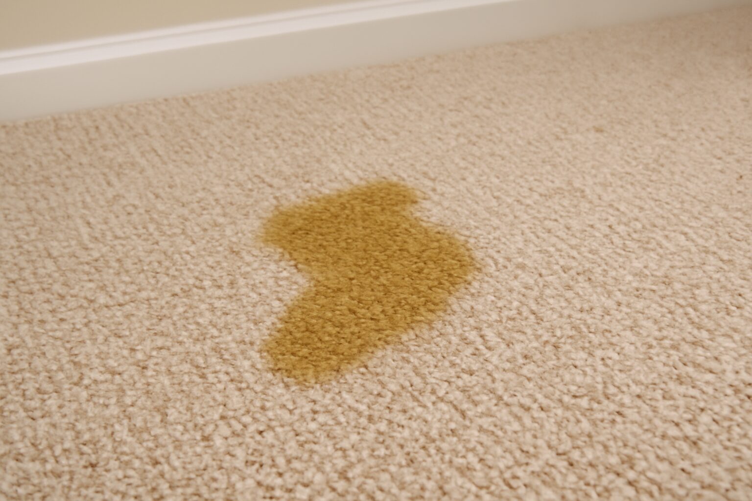How to clean cat pee from carpet