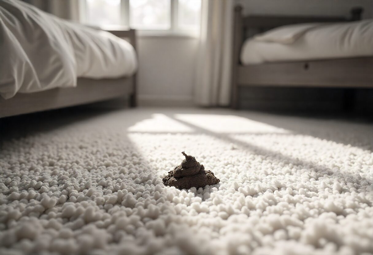 Clean Poop Out of Carpet